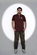 Mocha Zip Polo