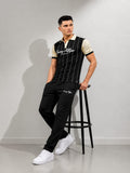 Classic Black Stripe Tracksuit
