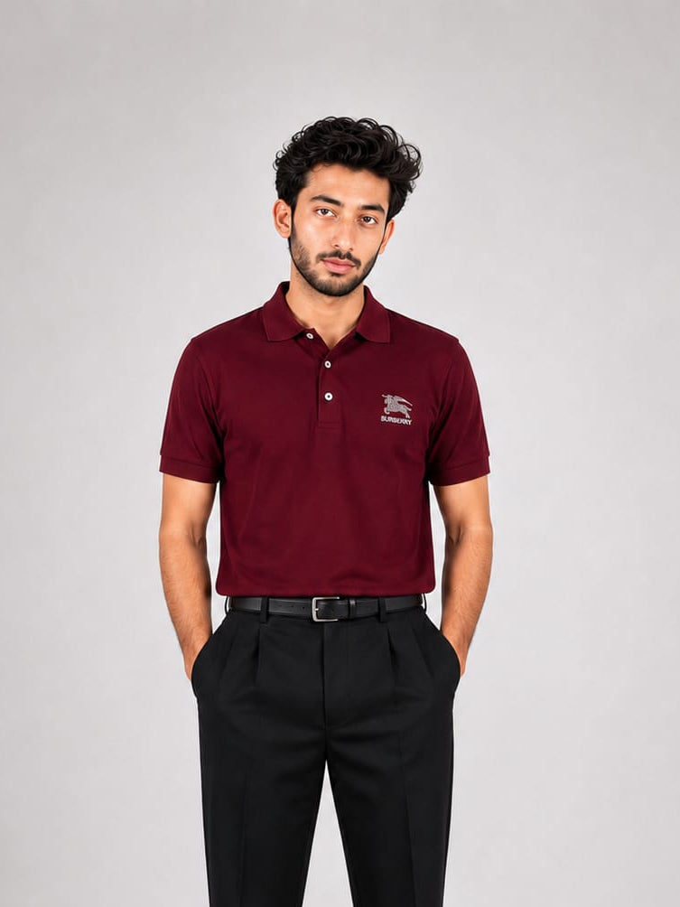 Maroon Heritage Polo